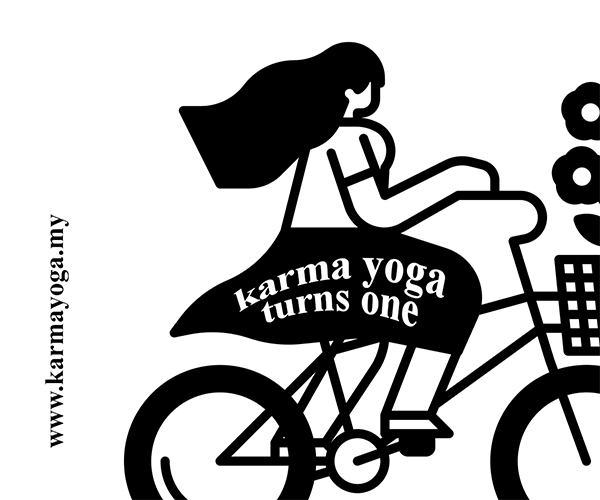 #karmayogaturnsone; join us as karma yogis